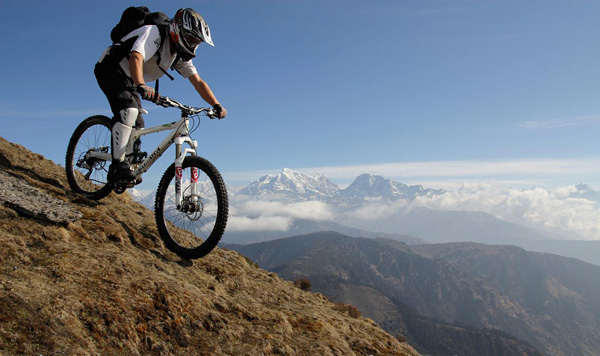 Biking in Nepal is a unique experience!