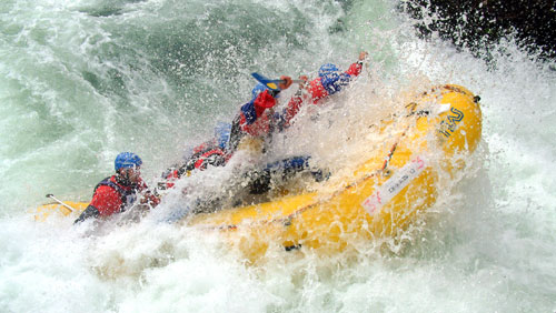 Whitewater rafting on the Zambezi